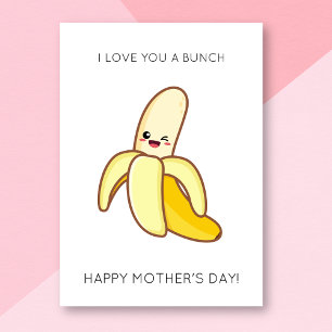Funny Banana Mors dag Card Kort