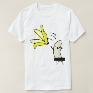 Funny Banana Peel Cartoon Design T Shirt