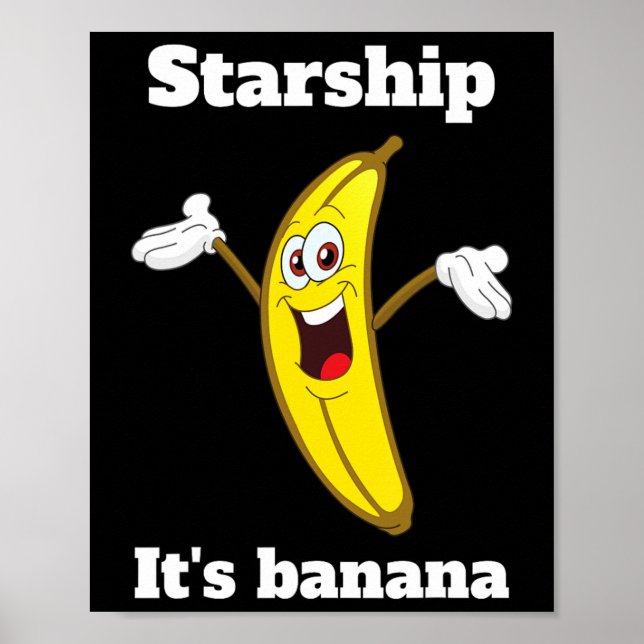 Funny Banana Quote2 Poster (Framsidan)