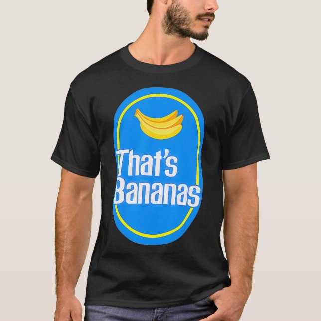 Funny bananas  THATS BANANAS  Halloween costume  T Shirt (Framsida)