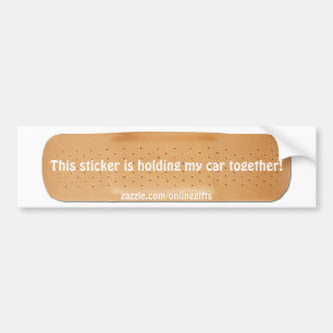 Funny Bandaid Car Sticker Bildekal
