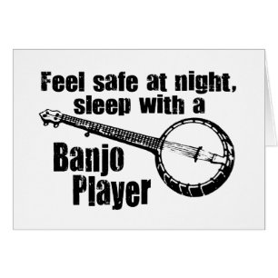 Funny Banjo Hälsningskort