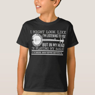 Funny Banjo Player Gift för Land Music Älskare T Shirt