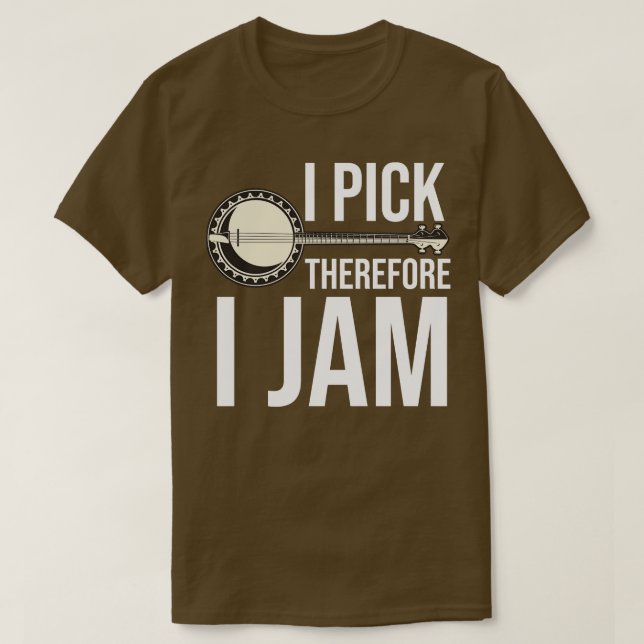 Funny Banjo Player Quote T Shirt (Design framsida)