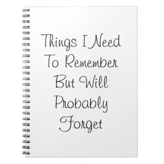 Funny bärbar dator Spiral Anteckningsbok