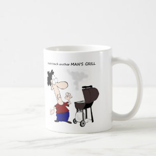 Funny Barbecue BBQ Cookout Quote Tecknad Cook Kaffemugg