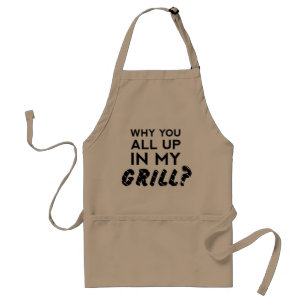 Funny Barbecue Grill Apron Förkläde