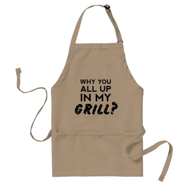 Funny Barbecue Grill Apron Förkläde (Framsidan)