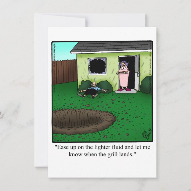 Funny Barbecue Party-inbjudan Inbjudningar (Framsida)