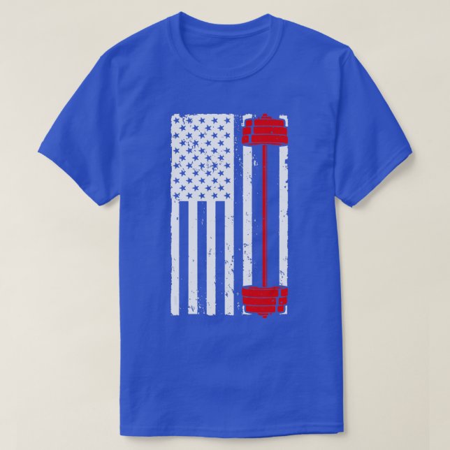 Funny Barbell Art För manar Women Weightlift Fitn T Shirt (Design framsida)