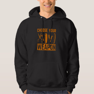 Funny Barber För manar Women Coola Barber Hairstyl Hoodie