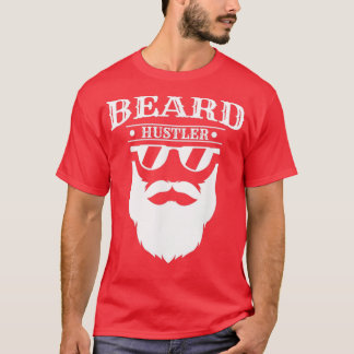 Funny Barber Hairstylist Barbershop Beard Hustler T Shirt