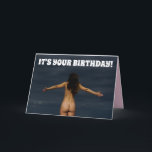 FUNNY BARE BUTT STREAKANDE BIRTHDAY CARD KORT<br><div class="desc">DET ÄR DIN BIRTHDAY! BYXOR ÄR FRIVILLIGT! FONNY BIRTHDAY-KORT FÖR HENER</div>