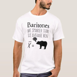 Funny Baritone T-shirt - genomsnittlig björn