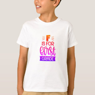 Funny barn-present från första klass t shirt