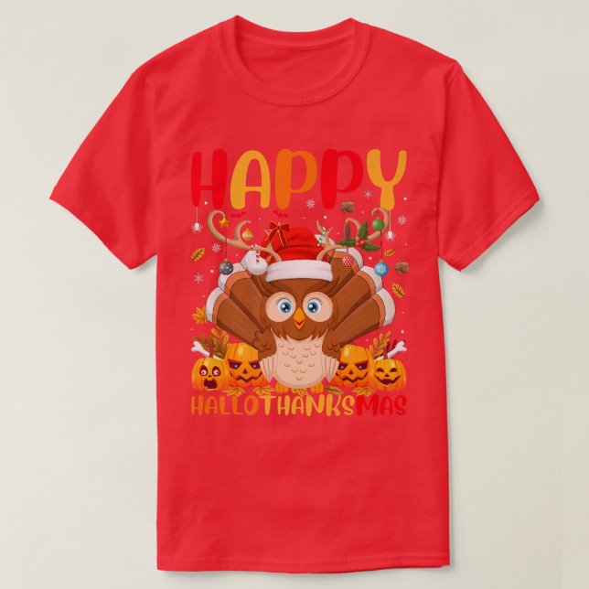 Funny Barn Uggla Bird Älskare Lycklig Barn Uggla H T Shirt (Design framsida)