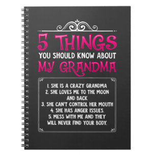 Funny Barnbarn Grandchildren Best Grandma Anteckningsbok