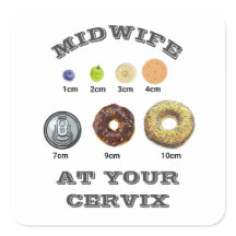 Funny barnmorska "vid Cervix" cm-mätning