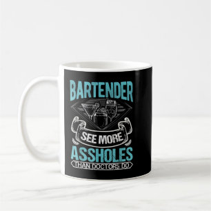 Funny Bartending Barkeeper I Shot People Waitress Kaffemugg