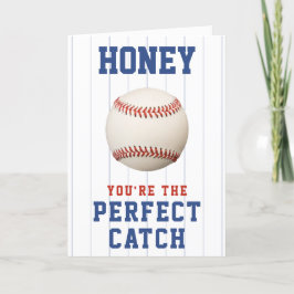 Funny Baseball Dirty Joke Spouse Grattis på födels Tack Kort
