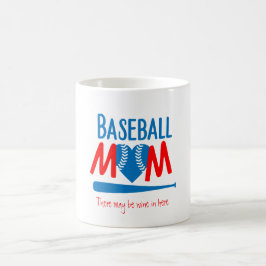 Funny Baseball Mamma Kaffemugg