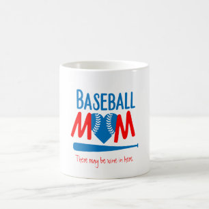 Funny Baseball Mamma Kaffemugg