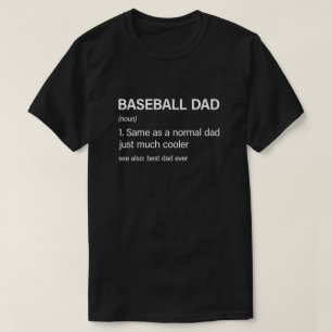 Funny Baseball Pappa Definition Baseball Älskare T Shirt