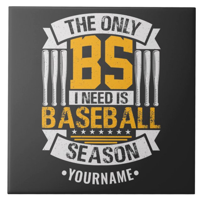 Funny Baseball Sarcasm Kakelplatta (Framsidan)