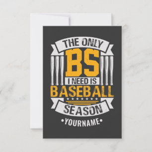 Funny Baseball Sarcasm OSA Kort