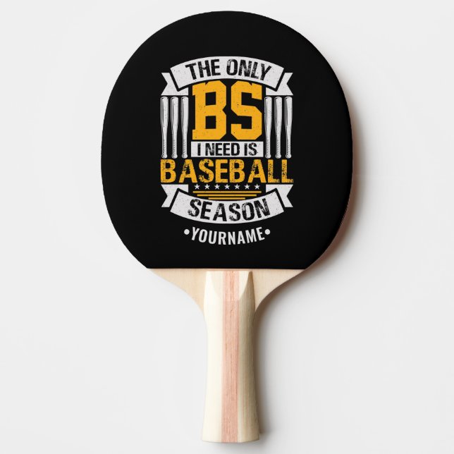 Funny Baseball Sarcasm Pingisracket (Framsidan)