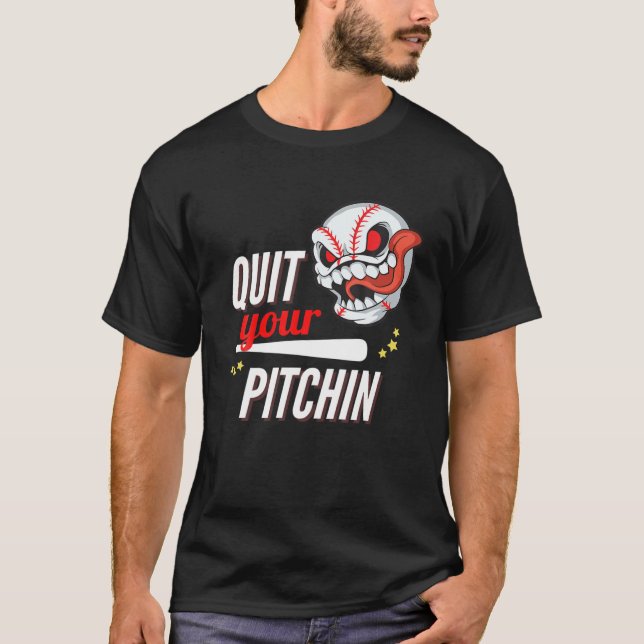 Funny Baseball T Shirt (Framsida)