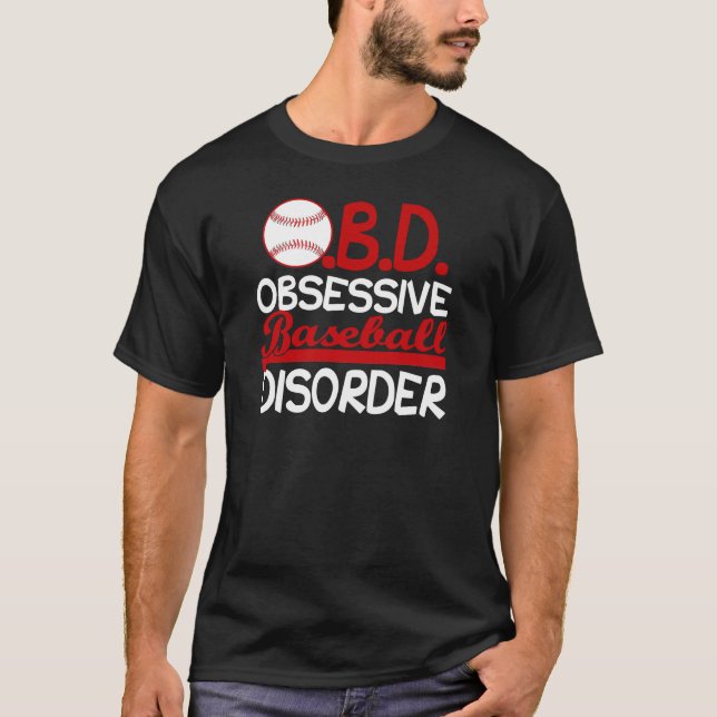 Funny Baseball T Shirt (Framsida)