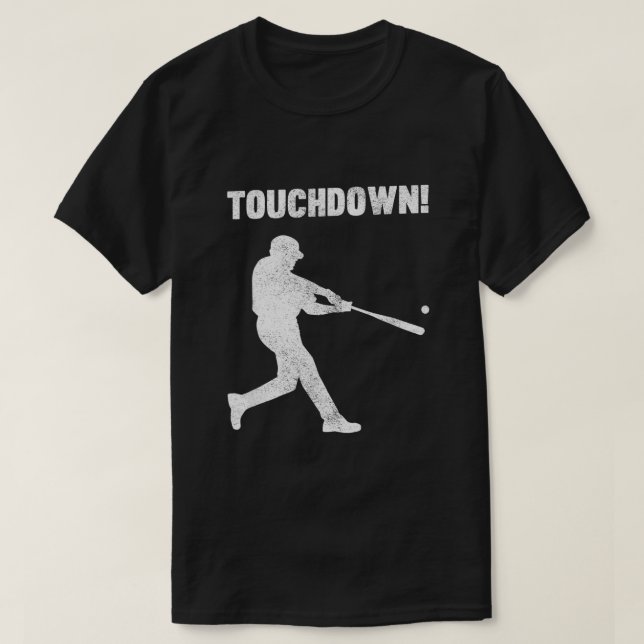 Funny Baseball Touchdown Homerun Joke Shirt1892 T Shirt (Design framsida)