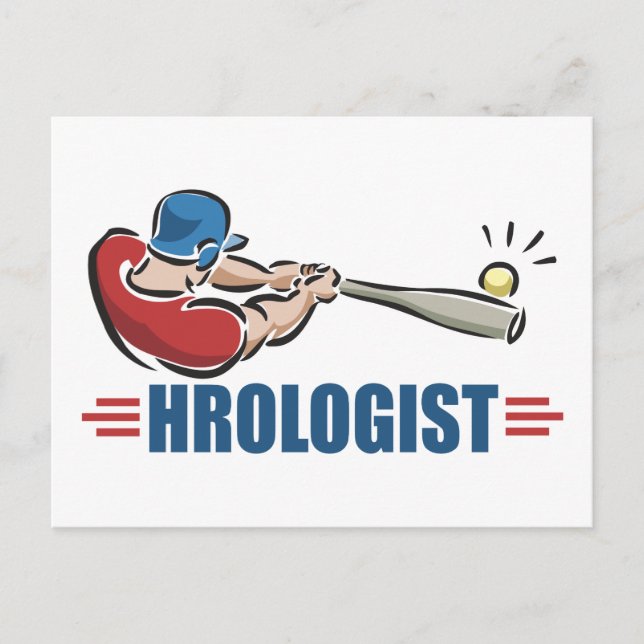 Funny Baseball Vykort (Framsida)