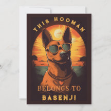 Funny Basenji Hund Parent Personlig