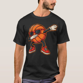 Funny Basketball Art For Men Dabbing Basketball Su T Shirt