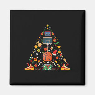 Funny Basketball Boll Ring Julgran Merry Xm Magnet