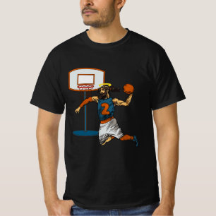 Funny Basketball Jesus Player Christian Humor Slam T Shirt