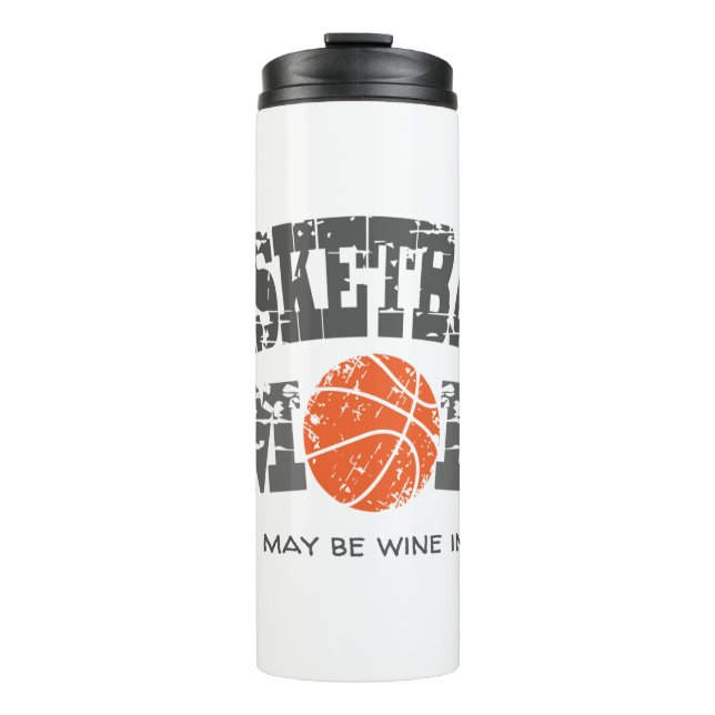 Funny Basketball Mamma Thermal Tumbler (Framsida)