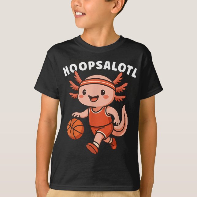 Funny Basketball Manar Boys Youth Basketball Playe T Shirt (Framsida)