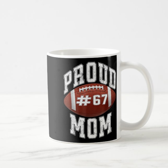 Funny Basketball Mom 67 Meme Proud Mama Design  Kaffemugg (Höger)