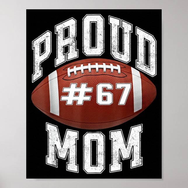 Funny Basketball Mom 67 Meme Proud Mama Design  Poster (Framsidan)