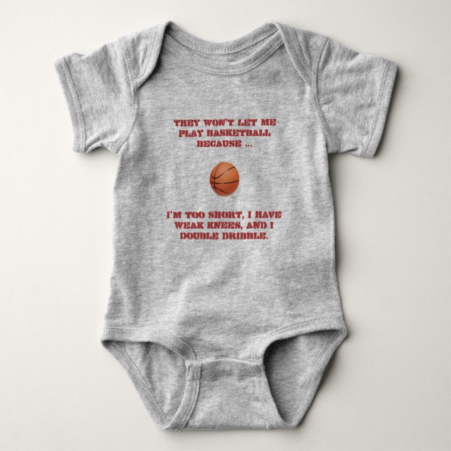 Funny Basketball Player T-shirt (Framsida)