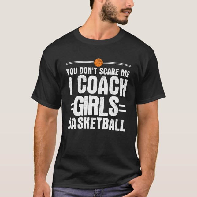 Funny Basketball Tränar Manar Women Team Trainer I T Shirt (Framsida)