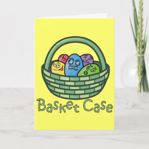Funny Basketcase Påsk Helgkort