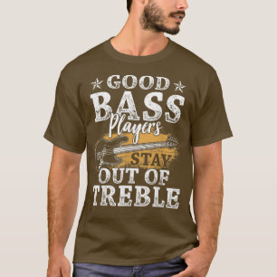 Funny Bass Guitar Älskare Graphic Women and Manar T Shirt