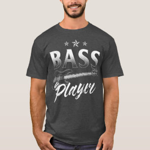 Funny Bass Guitar Älskare Graphic Women and Manar T Shirt