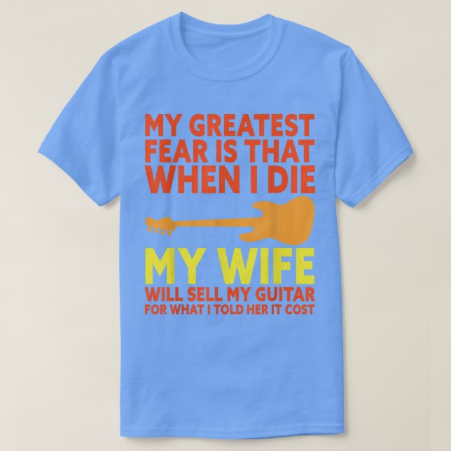 Funny Bass Guitar Player Saying Bassist Guitarist  T Shirt (Design framsida)