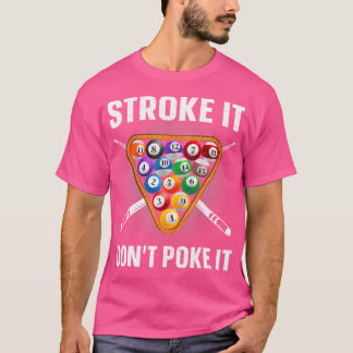 Funny Bassäng Art för miljardspel Älskare Bassäng T Shirt