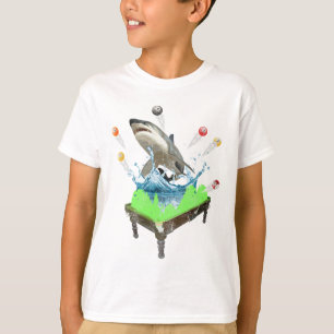 Funny Bassäng Billiards Shark T Shirt